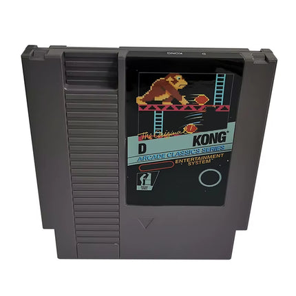 D Kong 1 NES Cartridge - Classic Retro 8-Bit Video Game for Entertainment System - English Version