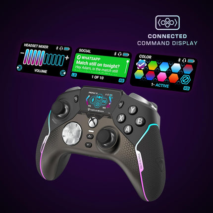 Stealth Ultra High-Performance Wireless Gaming Controller for Xbox Series X|S, Xbox One, PC & Android - LED Dashboard, RGB Lighting, 30-Hour Battery, Charge Dock & Bluetooth Connectivity