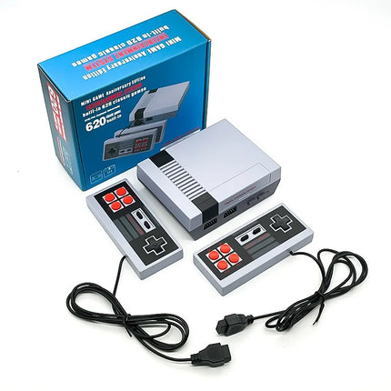 Ultimate Retro Game Console - Classic Mini System with 620 Built-In 8-Bit Games for Endless Family Fun!