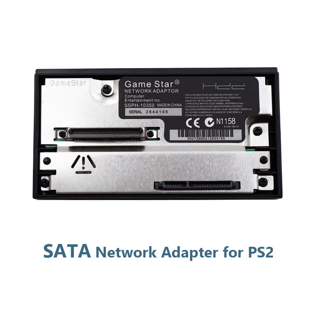 Gamestar SATA Network Adapter for PS2 Fat - Upgrade Your SCPH-3000X/SCPH-5000X Console with SATA HDD Connectivity!