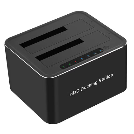 Dual Bay USB 3.0 Hard Drive Docking Station for 2.5"/3.5" HDD/SSD - High-Speed Offline Clone Support