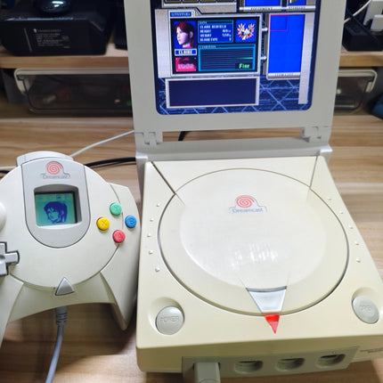 8-Inch Portable Retro Arcade Game Monitor with Stereo for Dreamcast GDEMU - Perfect for Gaming on the Go!