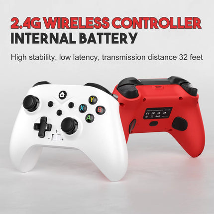 Ultimate 2.4G Wireless Gamepad for Xbox One, Series X/S, PC & Steam - 6 Axis Gyro & Dual Vibration Turbo Controller