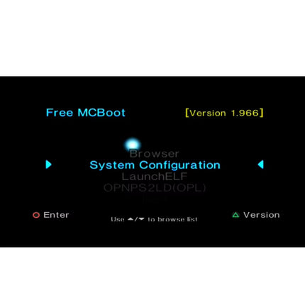 Ultimate Free McBoot V1.966 Memory Card for PS2 - 8MB/16MB/32MB/64MB Options Available!