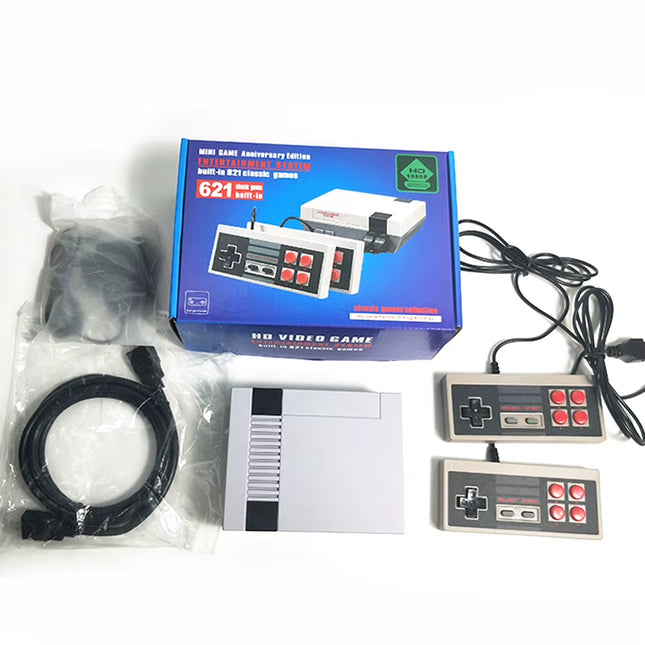 Classic NES Mini Console - 621 Retro Games, HDMI-Compatible Handheld Gaming for Family Fun