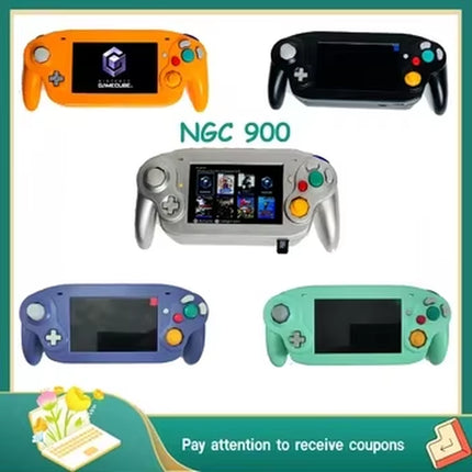 2024 Portable 5-Inch IPS Screen Game Console - Wii & Gamecube Handheld Gaming Delight!