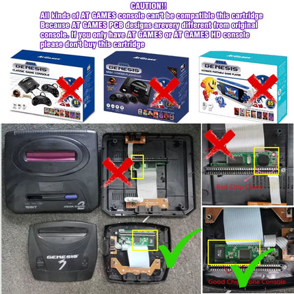 Ultimate 218-in-1 Mega Game Cartridge for Sega Megadrive Genesis Consoles