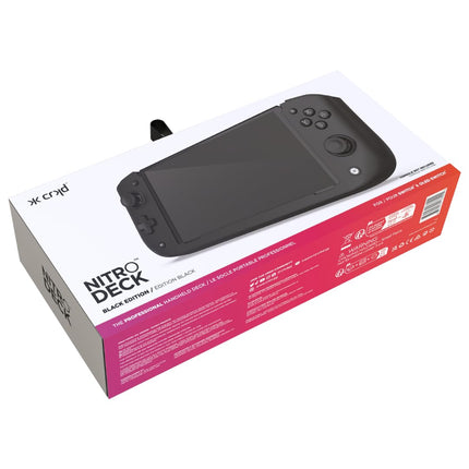 Nitro Deck - Professional Handheld Deck with Zero Stick Drift for Nintendo Switch and Switch OLED (Black)