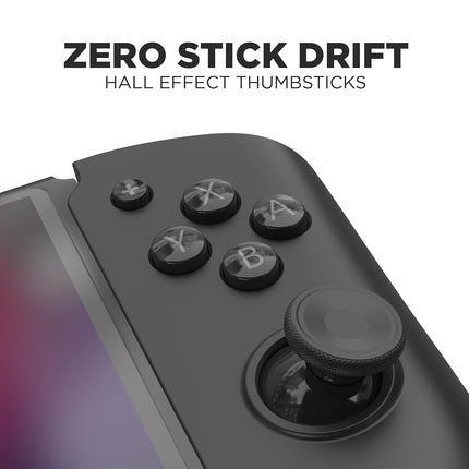 Nitro Deck - Professional Handheld Deck with Zero Stick Drift for Nintendo Switch and Switch OLED (Black)