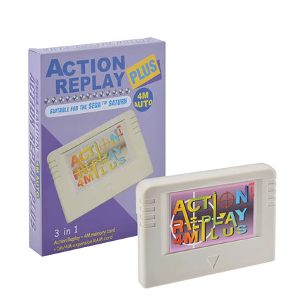 Upgrade Your Sega Saturn Experience with the New 3-in-1 EMS Action Replay & 4M Expand RAM Card!